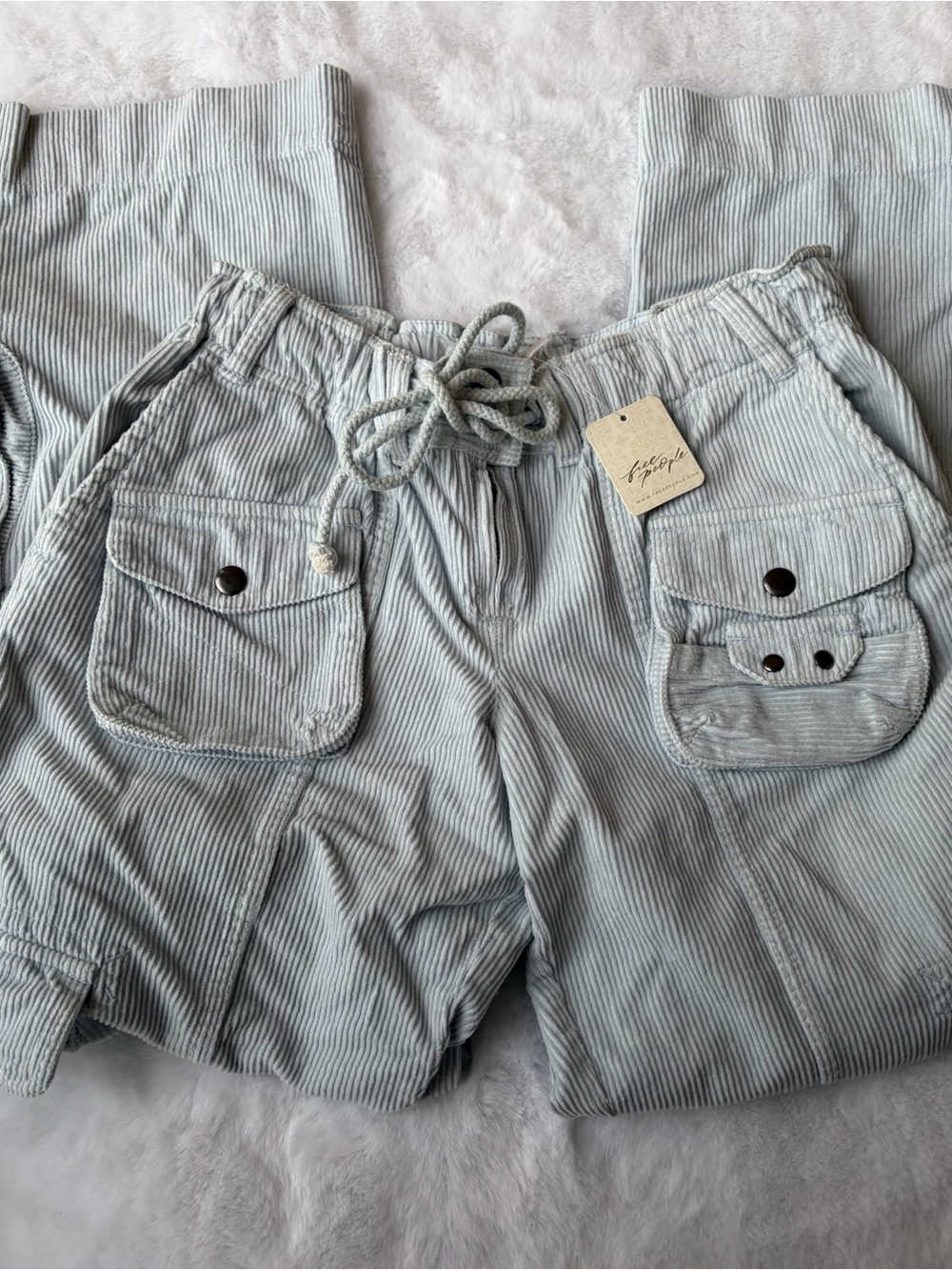 NWT Free People Tahiti Cord Cargo Pants